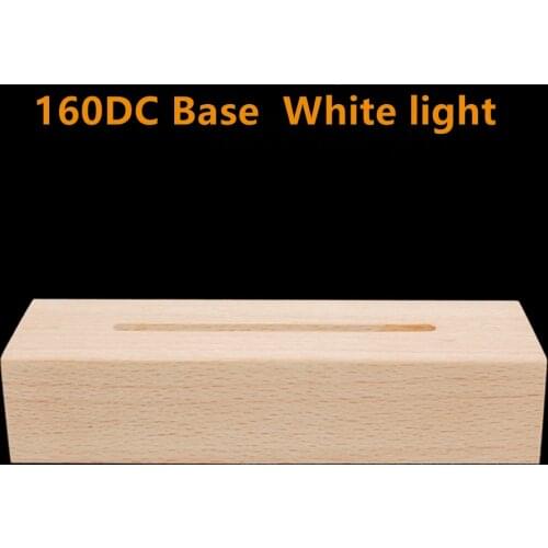 Led Base for Acrylic Night Light Rectangular Acrylic Luminous USB Wood Base Fairy Lights Decoration Decorations for Room Decor
