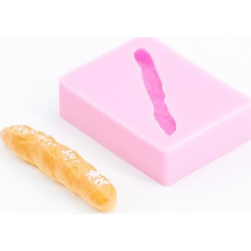 YF367 bread Silicone Mold for - Candy Chocolate Cookie Biscuit Resin Polymer Clay Mold