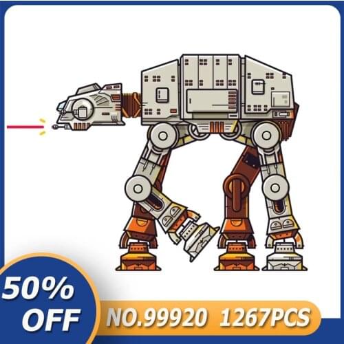 New LepinBlock 99920 Motorised Walking AT-AT Compatible 10178 Building Blocks Bricks Educational Toys Birthday Gifts