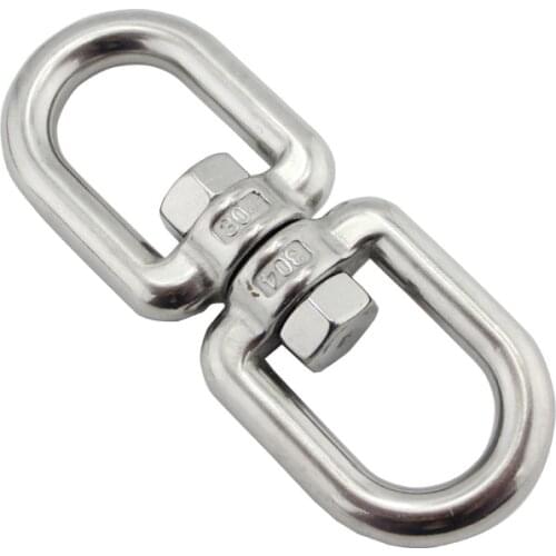 3pieces per lot,16mm wire rope accessories marine hardware boat parts stainless steel double d rings dual loop