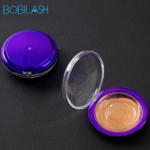 5/10/20/50 pcs Eyelash Packaging Box Wholesale Round Clear Acrylic Lashes Boxes With Tray Eyelash Package Case 8-25mm Lashes Box