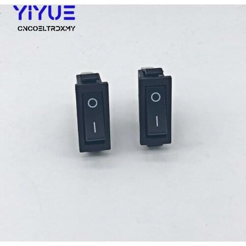 5pcs/lot Black 30*14MM 2PIN ON/OFF Boat Rocker Reset Switch no LED light 16A 250VAC/20A 125VAC