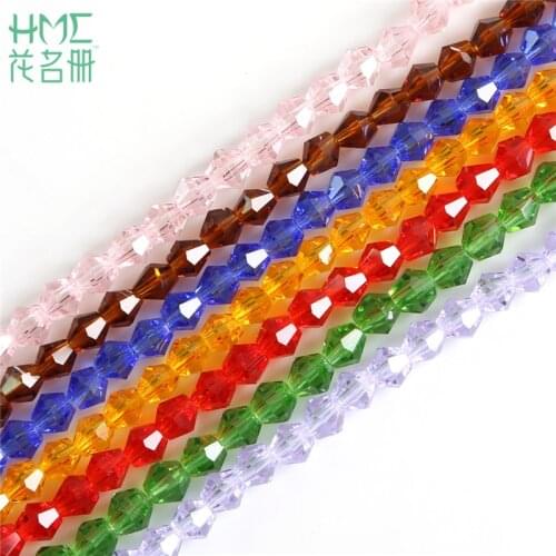 50pcs/lot 4mm Colorful Fashion Crystal Austria Faceted Round Glass Beads for Jewelry Making Sewing Clothing Accessories Hot Sale