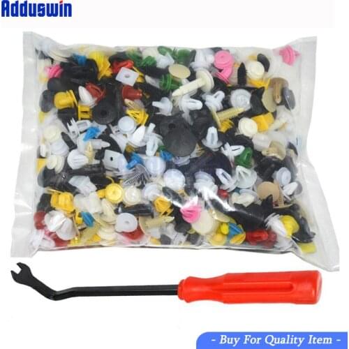 500Pcs Universal for Automobile Bumpers Hole Plastic Push Screws Rivet Door Buckle Panel Fixings Clips ,for car repair shop