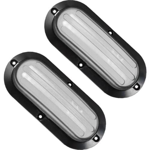 74LEDs Two-color Light Guide Side Marker Light Turn Signal Brake Light Flashing Tail Lamp for Heavy Truck Trailer Car