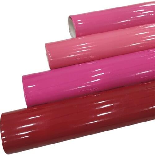 White/Red/Blue/Pink/Dark Blue Solid Color Mirror Reflective PU Leatherette Fabric Sheet for Making Phone Cover/Decorative