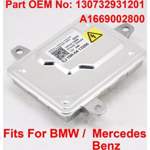 2x 12V 35W D1S D1R D3S D3R OEM HID Xenon Headlight Ballast Control Unit Car Part Number 130732931201 A1669002800 Fits BMW Benz