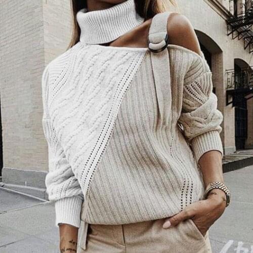Canwallymenda Womens Off Shoulder Pullovers