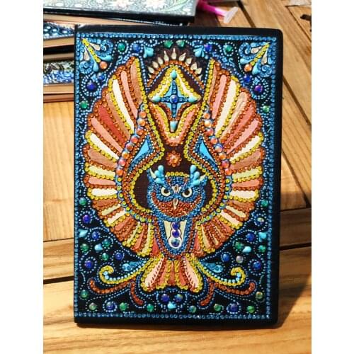 CHENYI Diy Diamond Painting Notebook Embroidery Semi-finished Mosaic Cover 64 Page Blank Notebook Personality Necessary Gifts
