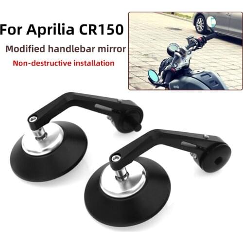 Black For Aprilia CB150 Mirror Motorcycle Modified Parts High Quality Aluminum Alloy Rearview Mirror Handle Mirror Accessories