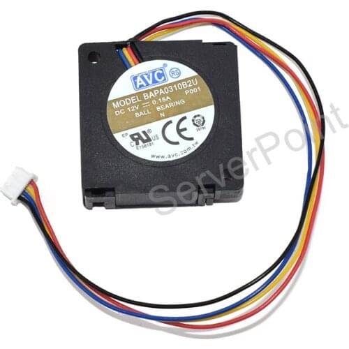 Free shipping BAPA0310B2U P001 DC 12V 0.15A 30x30x10mm 4-Wire Server Cooler Fan