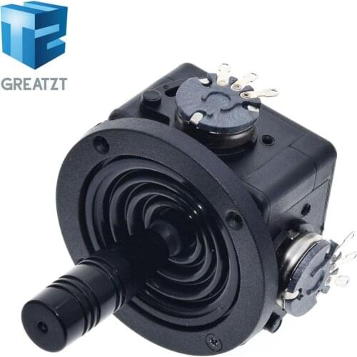 JH-D202X-R2/R4 5K Electric Joystick Potentiometer 2-axis 2D Monitor Keyboard Ball Joyrode Controller For Photographic film Tool