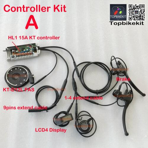 Ebike Parts 36V / 48V 250W- 350W Hailong controller for 10S/13S/14S small Hailong battery controller 15A 6 mosfers