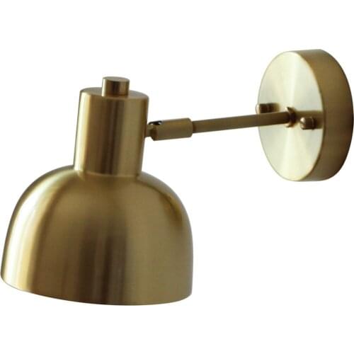 Loft Style LED Wall Light Fixtures Industrial Adjust Bedside Wall Lamp Modern Brass Wall Sconce Home Decor Lighting Luminaire