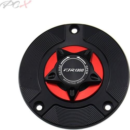 Logo 8 Colors CNC Aluminum Keyless Motorcycle Accessories Fuel Gas Tank Cap Cover for YAMAHA FJR 1300 FJR1300 2001-2015