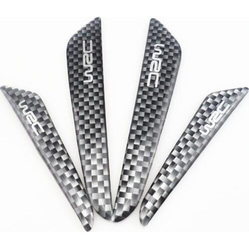 Car Door Scuff Sticker WRC For Peugeot 206 207 208 301 307 308 407 2008 3008 4008