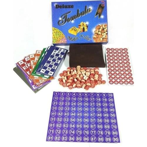 New 2021 Wood Sequin And Velvet Marsupials Bingo Game Russian lotto turkey fast shipping