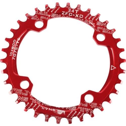 NEW 32T/34T/36T/38T/40T/42T Chainring Positive and Negatives Tooth Plate Bicycle Disc 104BCD for Road Mountain Bikes