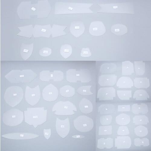 39 Pcs Plastic Patchwork Templates Design Pattern Semi-transparent DIY Fabric Sewing Crafts Clear Reusable Drawing Stipple Tool