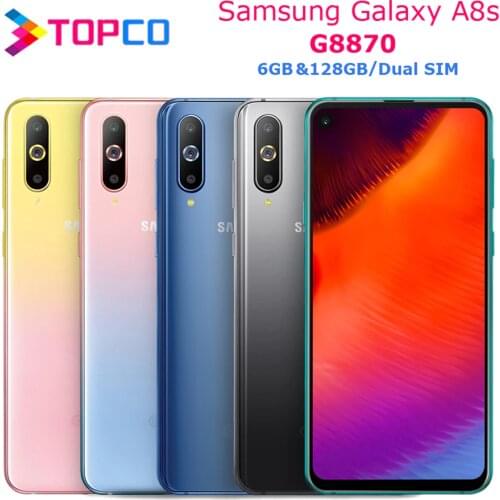 Samsung Galaxy A8s G8870 Dual Sim Octa Core 6.4" 4 Cameras 6GB RAM 128GB ROM Original Mobile Phone Snapdragon 710 NFC