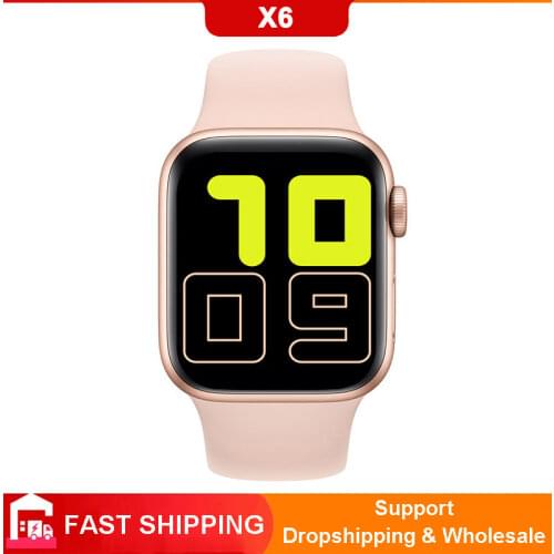 1.54 Inch IWO X6 Smart Watch 2020 2021 Series 5 Bluetooth Call Heart Rate Sport Fitness Smartwatch PK IWO MAX 2.0 X16 W26 PRO