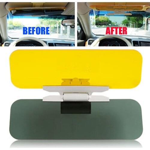 Portable 2 In 1 Car Anti-Glare Anti-Dazzling Day Night Driving Sun Visor Vision Goggles Night Vision Mirror Interior Accessories