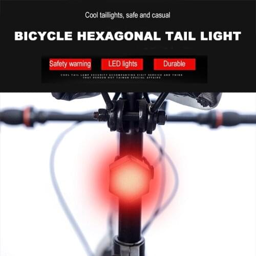 New Bicycle Light Mountain Bike Tail Light Usb Rechargeable Waterproof Highlight Night Riding Warning Bicycle Accessories