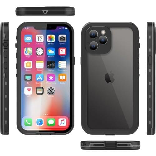 IP69 IP68 Full Body Protection Case Built in Screen Protector for iPhone 11 Pro Max Red Pepper Waterproof Case 7Plus 8Plus XR