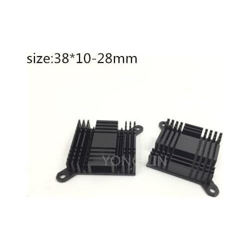 10pcs IC heatsink 38*10-38mm/Aluminum heatsink/North and South Bridge heat sink