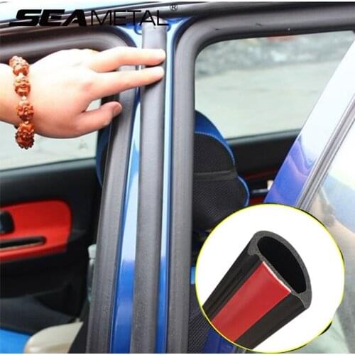 Car Door Window Side Seal Strip Auto Door Middle Column Sealing Strip Soundproof Auto Seals Strip Protector Sealant Accessories
