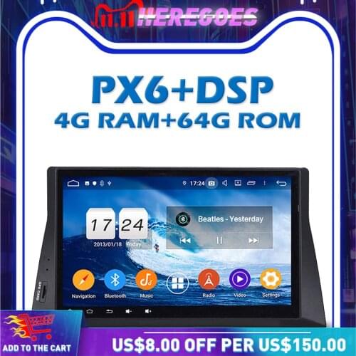 PX6 DSP Android 10.0 4GB + 64G IPS Car DVD Player GPS Map RDS Radio Wifi Bluetooth 5.0 For Honda ACCORD 8 2008 2009 2010 2011