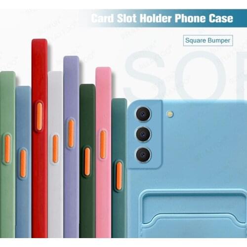 Card Wallet Phone Case For Samsung Galaxy S21 Soft Silicone Coque For Sansung A52 A32 A 72 42 12 02 71 S 21 30 20 FE Plus Ultra