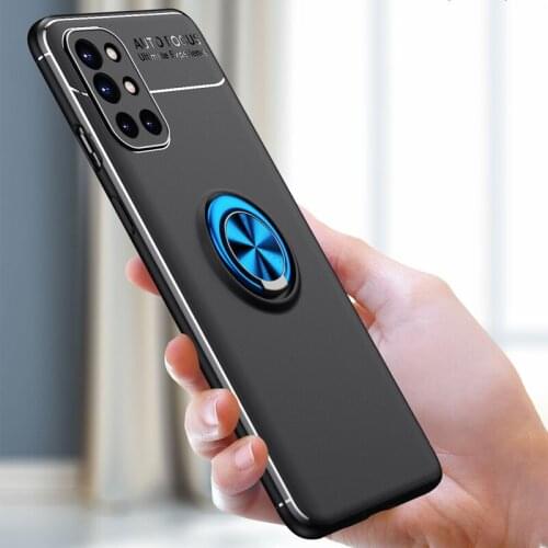 For OnePlus 9 8 Pro 9R N10 N100 8T Nord Case Car Magnetic Ring Stand Holder Back Phone Back Cover For OnePlus 9Pro