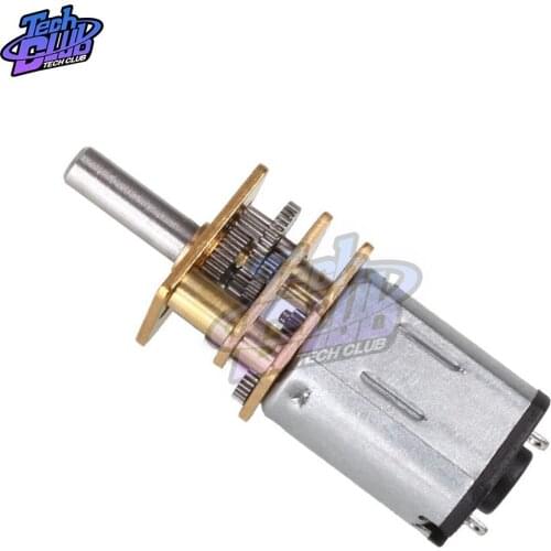 Electric DC Gear Motor N20 30/300/600RPM DC 6/12V Micro Deceleration Gear Reducer Motors For Car Robot Model