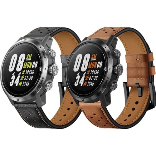 Leather Watchband Band for COROS APEX Pro Strap for COROS APEX 46mm 42mm Watch Bracelet Correa Quick Release