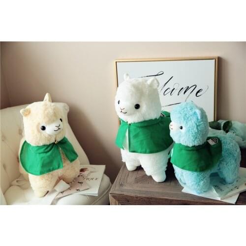 Creative Simulation Kawaii Alpaca Toy Cute Plush Stuffed Doll Soft Pillow Home Decoration Holiday Gift