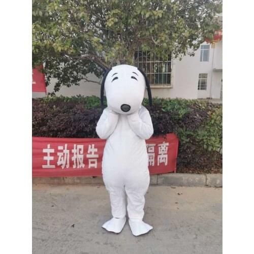 Dog Mascot Costume Adult Suit Character Outfit Dress Birthday Party Game