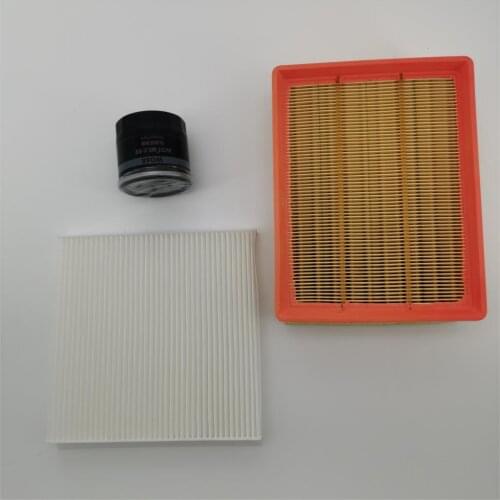 Oil filter air ffilter Air conditioning filter set filters for CHANGAN CHANA ALSVIN 1.5L A set of three 3pcs a set
