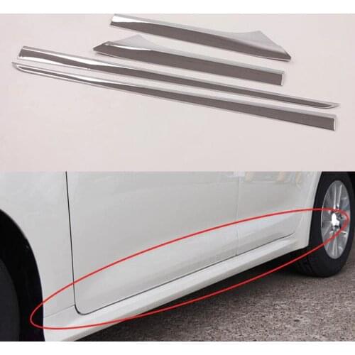 New ABS Car Styling For Toyota Corolla 2019 2020 2021 Exterior Door Side Decoration Strips Auto Moldings Accessories