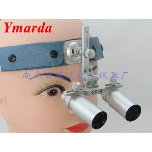Free Shipping Ymarda Headband DH5.0X Surgical Loupes Dental Loupes Packed in metal case