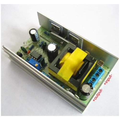 DC12V 24 to DC 200-450V 70W high voltage converter boost step up power supply