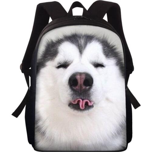 2021 Hot New Children School Bags For Teenagers Boys Girls Big Capacity School Backpack Dog Husky Satchel Kids Book Bag Mochila