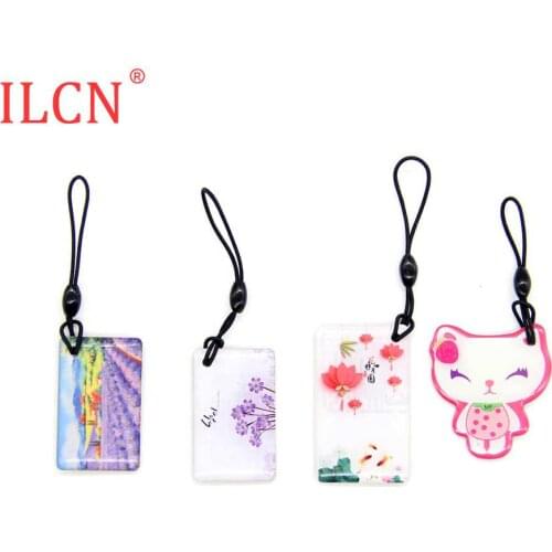 S50 1K 13.56Mhz UID Changeable Keyfob Waterproof Keychain Key Tag IC MFS50 NFC Card Multiple Choices Access Control Card 1pcs