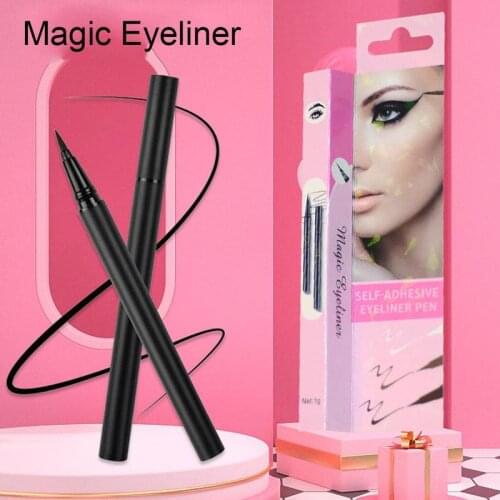 Self-adhesive Eyeliner Pen Waterproof Long Lasting Eye Natural Liner Liquid Pencil Eyeliner Makeup