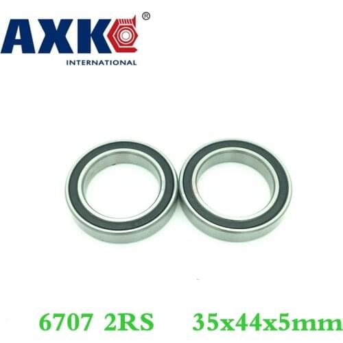 Axk 6707 2rs Bearing (4pcs) 35x44x5 Mm Thin Section 6707-2rs Ball Bearings 61707 Rs 6707rs