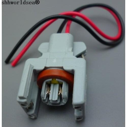 Shhworldsea 2Pin 1pcs Auto fuel injector Waterproof connector 2P spray nozzle/oil atomizer plug 240PC024S8014 car plug connector