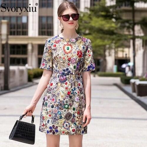 SVORYXIU Short Sleeve Dresses