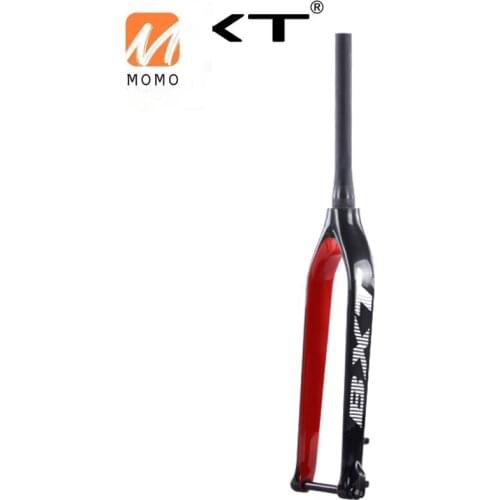 Carbon Fork 29er Downhill DH Bicycle Fork Bicicletas Rigid Mountain Bike Front Fork Fibre rockshox Tapered Thru Axle 15mm