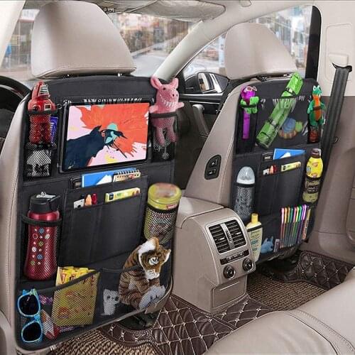 Universal Hanging Organizer Storage Holder Premium Car Seat Back Bag Phone Pouch Multi-function For IPad Car Hanging Bag