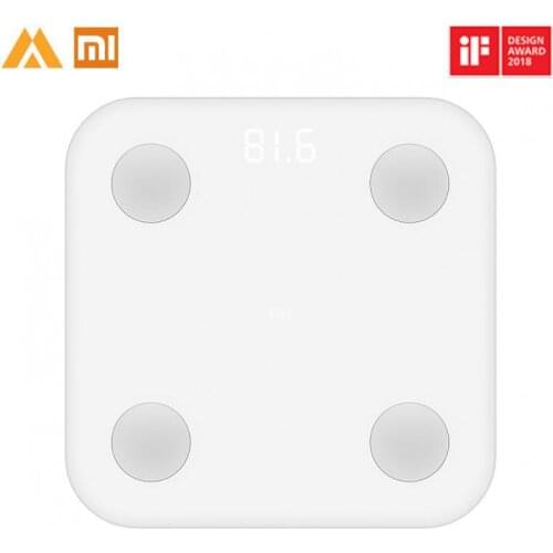 Xiaomi Mi Smart Fat Scale 2 Xiomi Body Composition Monitor Bluetooth 4.0 Xiaomi Mijia Weight Weighing Scale With Cover Xioami